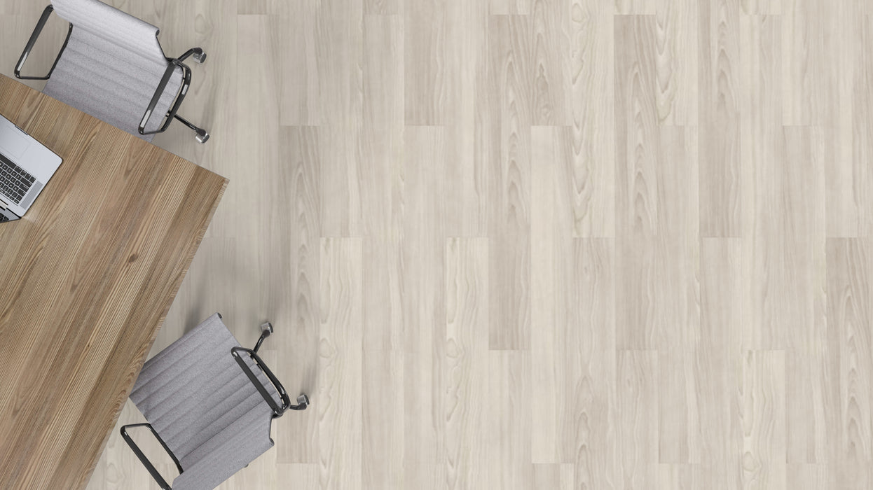 Mohawk - Link Step - Solid Bonds - Luxury Vinyl Tile - Radiating Shadow Installed