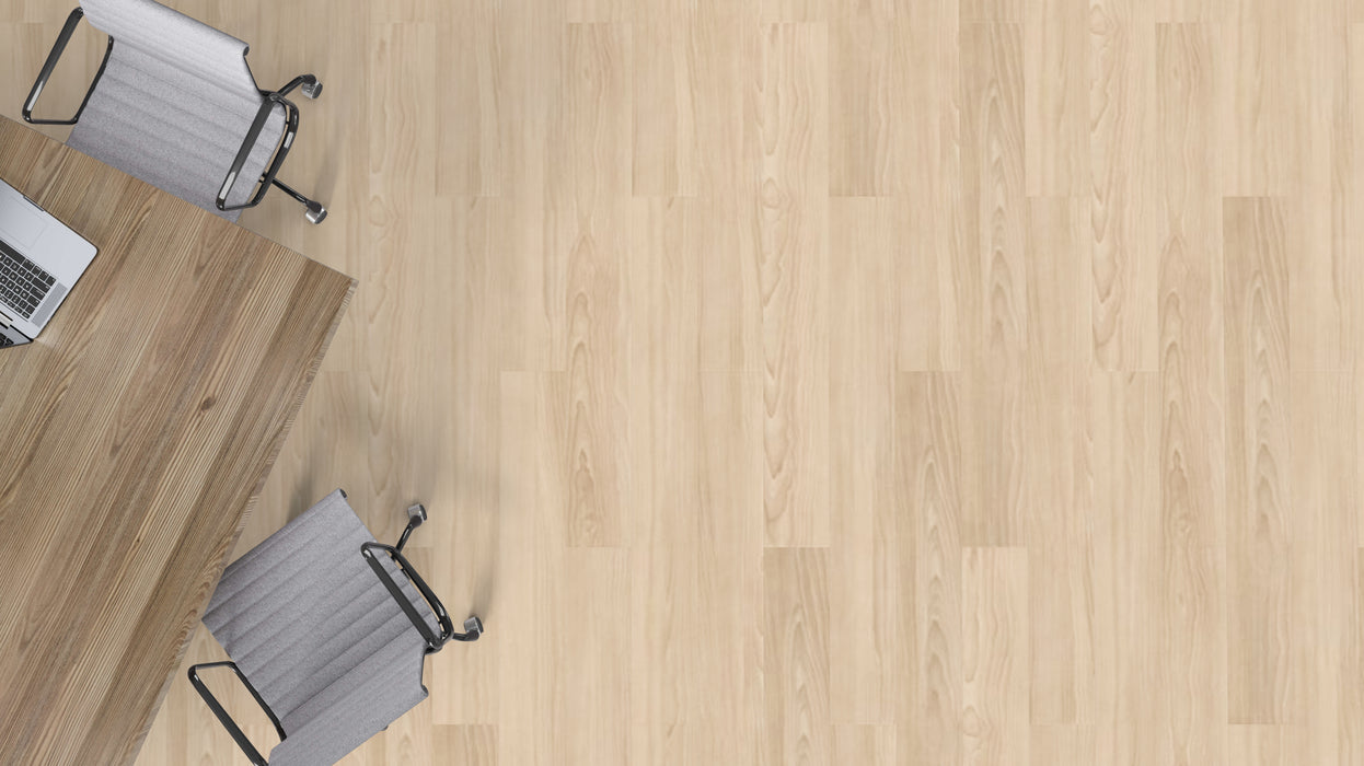 Mohawk - Link Step - Solid Bonds - Luxury Vinyl Tile - Unified Tone Installed
