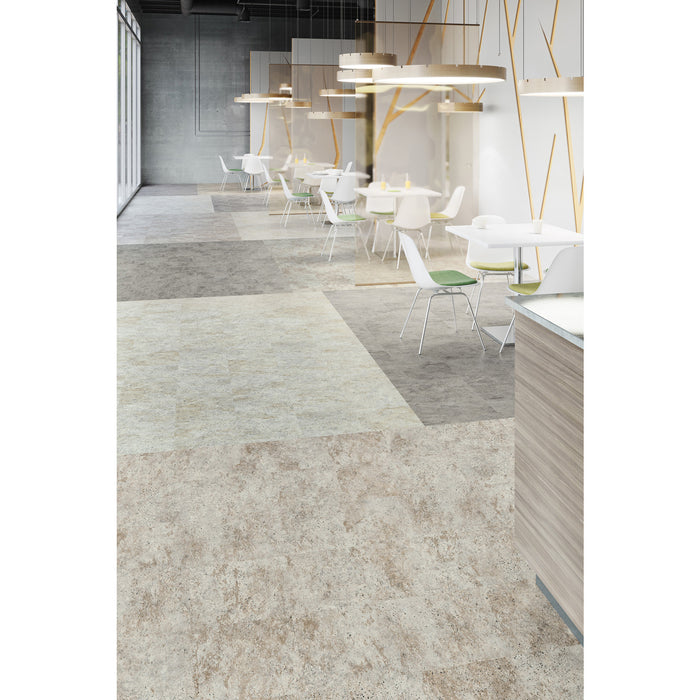 Mohawk - Living Local - Stonework - 12 in. x 24 in. Luxury Vinyl - Tumbled Finish - Room Scene