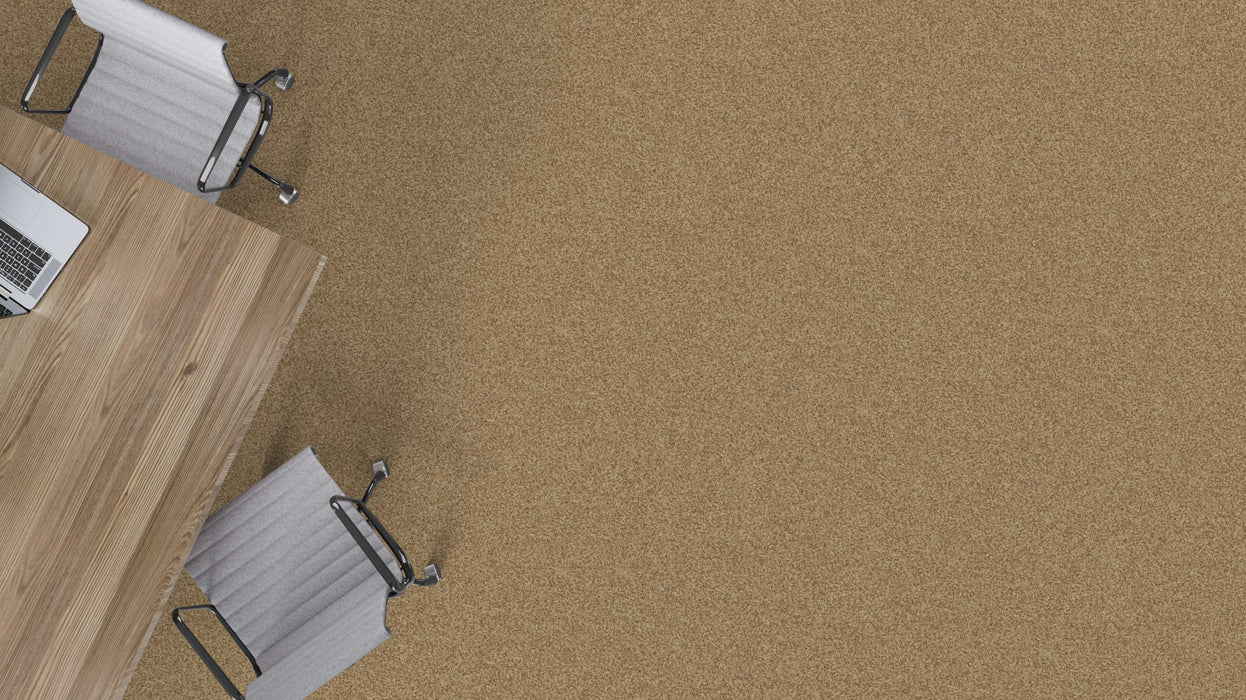 Mohawk Group - Mindful - Mindful Tile BT446 - Commercial Carpet Tile - Praline Installed