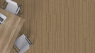 Mohawk Group - Mindful - Mindful Stripe Tile BT447 - Commercial Carpet Tile - Praline Installed