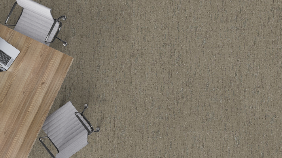 Mohawk - Above and Below - MycoSuede - 24 in. x 24 in. - Commercial Carpet Tile - Brown Beech Installed