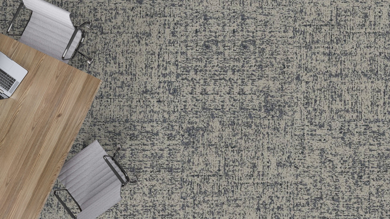 Mohawk - Pathmakers - Concrete Bloom GT363 - 12 in. x 36 in. - Commercial Carpet Tile - Oud Light Installed