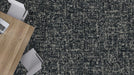 Mohawk - Pathmakers - Concrete Bloom GT363 - 12 in. x 36 in. - Commercial Carpet Tile - Birdsong Dark Installed