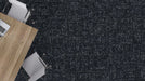 Mohawk - Pathmakers - Concrete Bloom GT363 - 12 in. x 36 in. - Commercial Carpet Tile - Oud Dark Installed