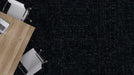 Mohawk - Pathmakers - Concrete Bloom GT363 - 12 in. x 36 in. - Commercial Carpet Tile - Nocturnal Silver Installed