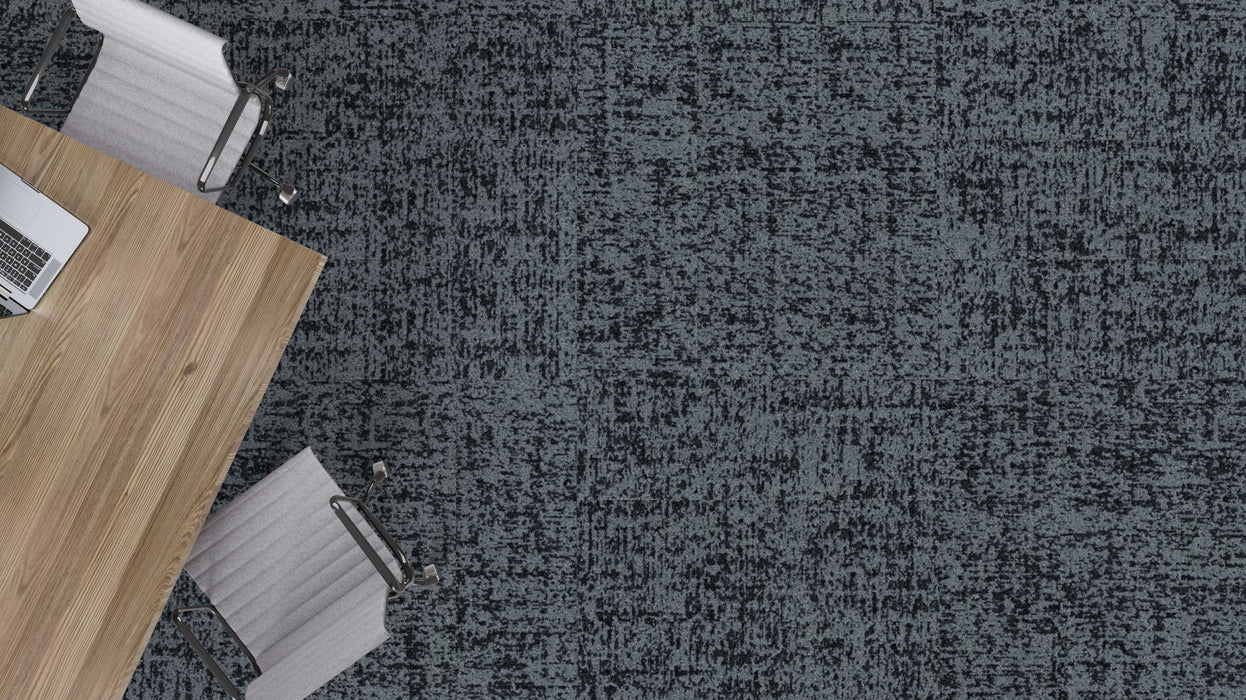 Mohawk - Pathmakers - Concrete Bloom GT363 - 12 in. x 36 in. - Commercial Carpet Tile - Nocturnal Light