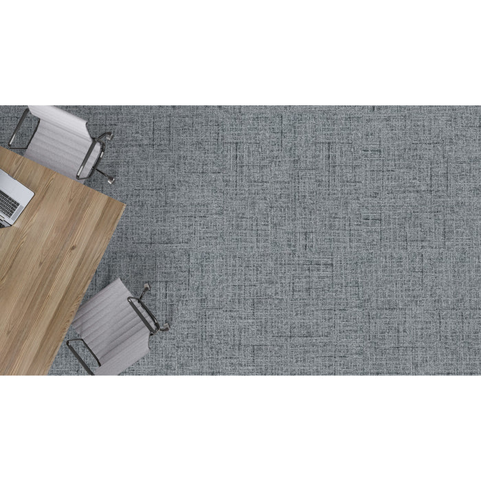 Mohawk - Pathmakers - Gentle Ground GT364 - 12 in. x 36 in. - Commercial Carpet Tile - 927 Bloom Installed