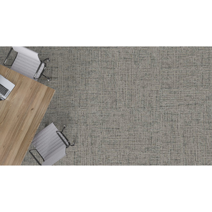 Mohawk - Pathmakers - Gentle Ground GT364 - 12 in. x 36 in. - Commercial Carpet Tile - 829 Cocoon Installed