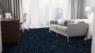 Mohawk - Pathmakers - Pollinator Path - 12 in. x 36 in. - Commercial Carpet Tile - Dewdrop Dark Installed