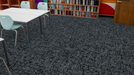 Mohawk - Pathmakers - Pollinator Path - 12 in. x 36 in. - Commercial Carpet Tile - Nocturnal Light Installed