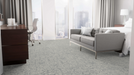 Mohawk - Pathmakers - Pollinator Path - 12 in. x 36 in. - Commercial Carpet Tile - Serene Light Installed