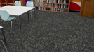 Mohawk - Pathmakers - Pollinator Path - 12 in. x 36 in. - Commercial Carpet Tile - Wildwood Dark Installed