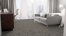 Mohawk - Pathmakers - Pollinator Path - 12 in. x 36 in. - Commercial Carpet Tile - Wildwood Light Installed