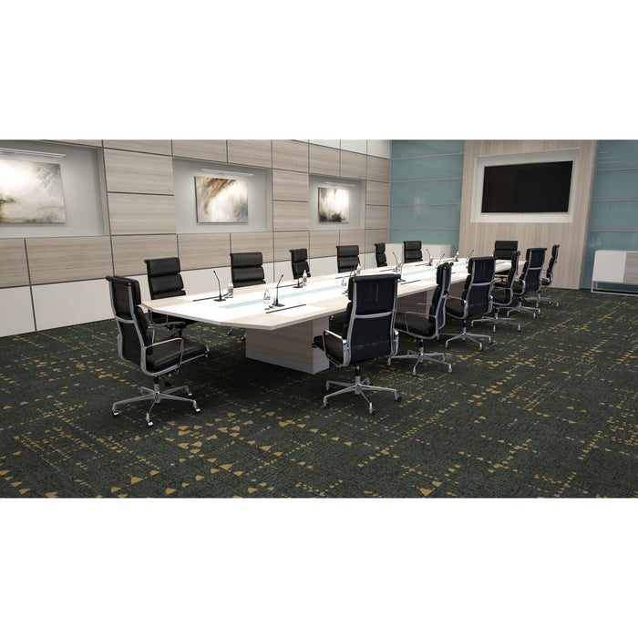 Mohawk Group - Relaxing Floors - ChillD - 12 in. x 36 in. - Commercial Carpet Tile - Harmony Room Scene