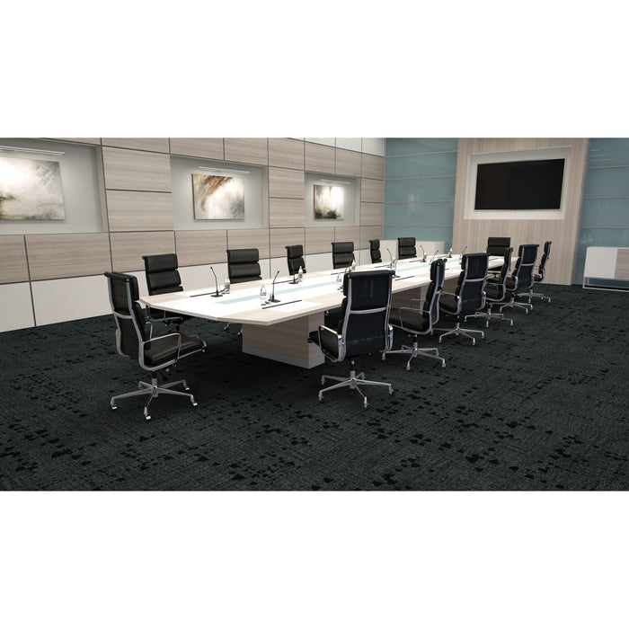Mohawk Group - Relaxing Floors - ChillD - 12 in. x 36 in. - Commercial Carpet Tile - Solitude Installed