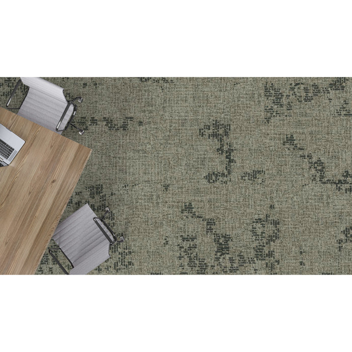 Mohawk - Relaxing Floors - MellowD GT426 - 12 in. x 36 in. - Commercial Carpet Tile - 829 Focus Installed