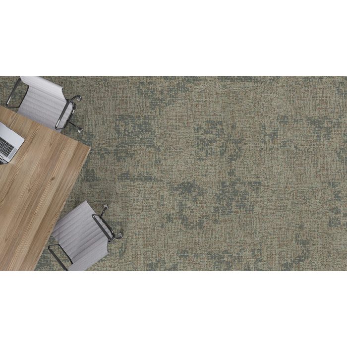 Mohawk - Relaxing Floors - MellowD GT426 - 12 in. x 36 in. - Commercial Carpet Tile - 922 Sanctuary Installed
