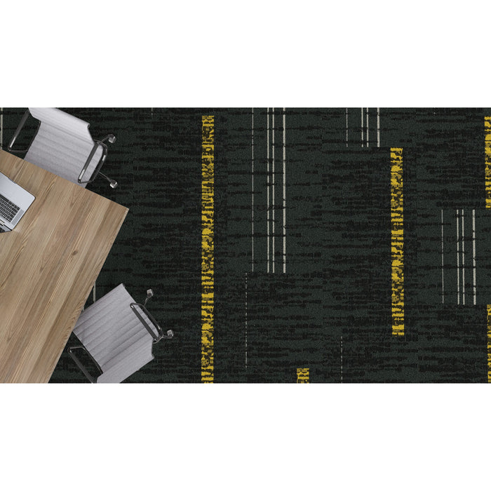 Mohawk Group - Renegade - Insurgent BT367 - Commercial Carpet Tile - 999 Leather Jacket Installed