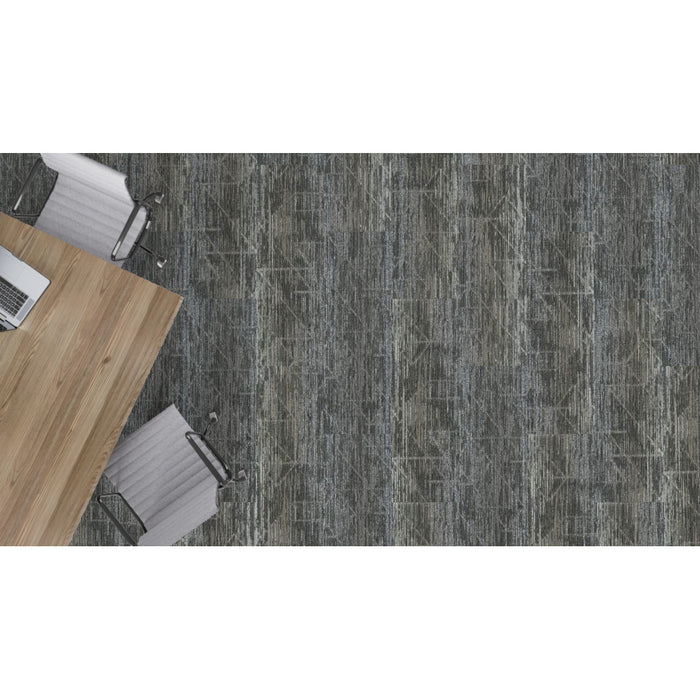 Mohawk - Rewilded Refuge - City Canopy - 12 in. x 36 in. - Commercial Carpet Tile - Bentway Room Scene