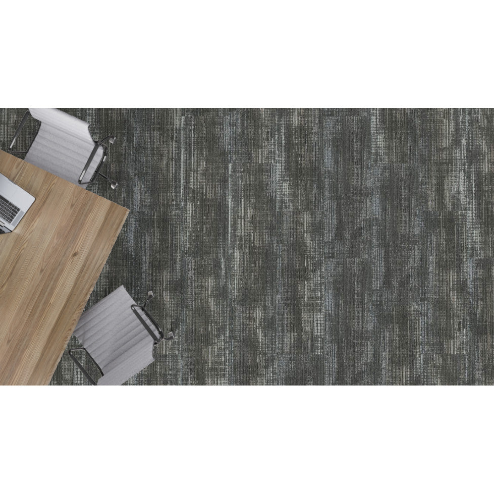 Mohawk - Rewilded Refuge - Hidden Landscape - 12 in. x 36 in. - Commercial Carpet Tile - Bentway Room Scene