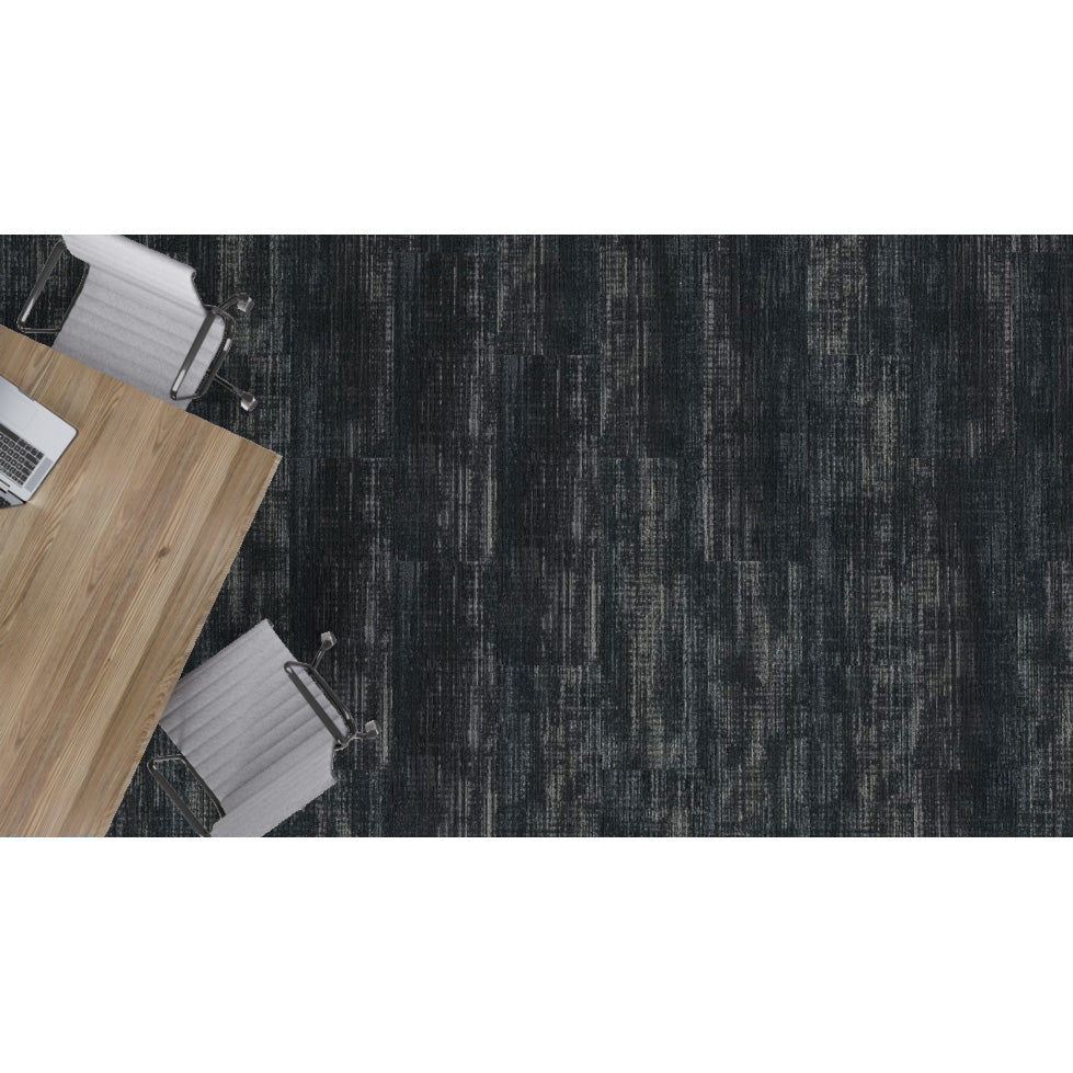 Mohawk - Rewilded Refuge - Hidden Landscape - 12 in. x 36 in. - Commercial Carpet Tile - Rail Park Room Scene