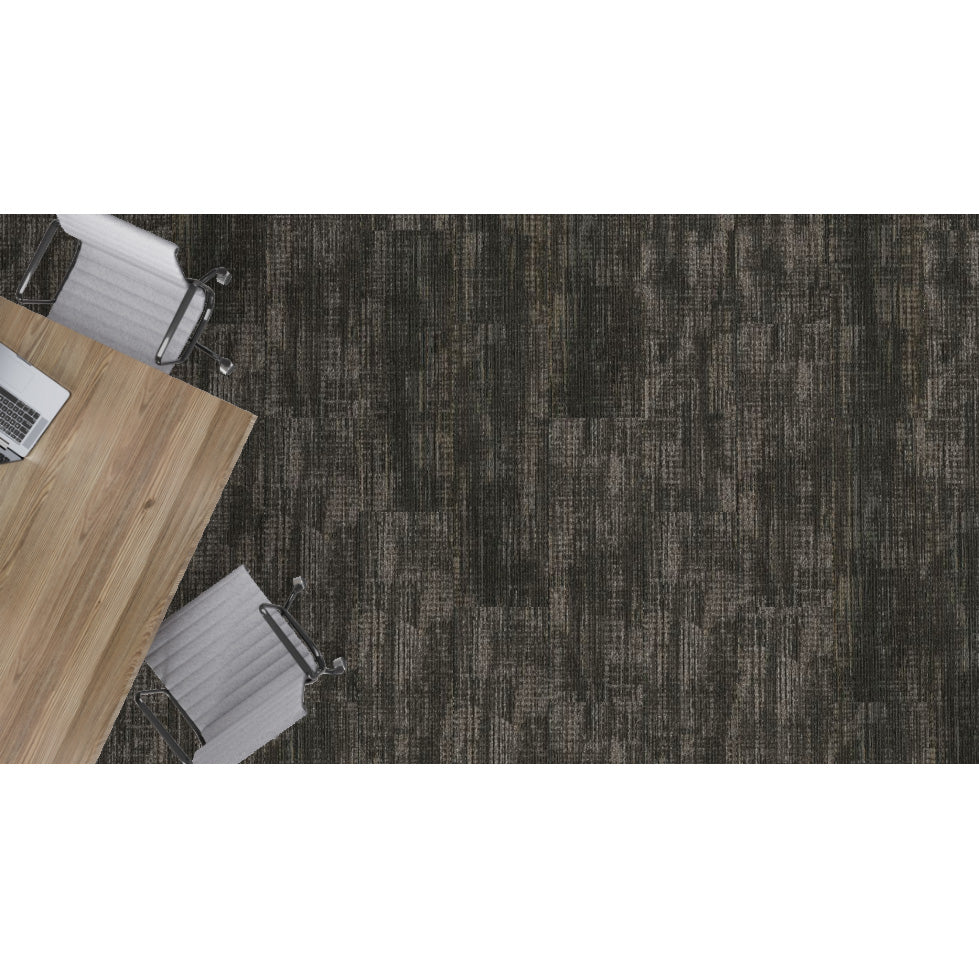 Mohawk - Rewilded Refuge - Hidden Landscape - 12 in. x 36 in. - Commercial Carpet Tile - Rock Island Room Scene