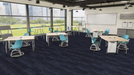 Mohawk - Rise Up - 24 in. x 24 in. - Commercial Carpet Tile - Washington Room Scene