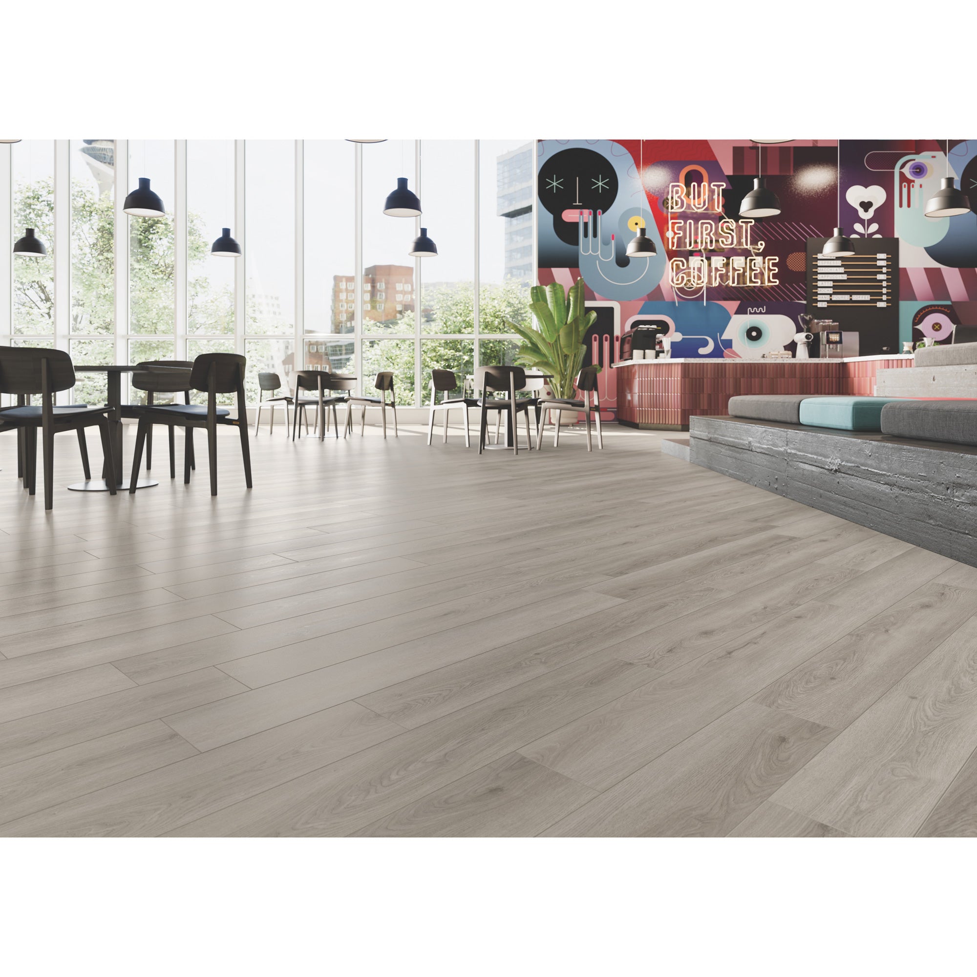 Mohawk - Second Home - Studio - 7.46 in. x 47.80 in. Luxury Vinyl - Driftwood
