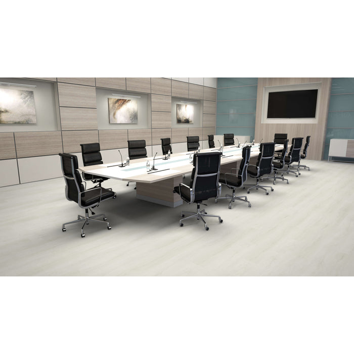 Mohawk - Hot and Heavy II - Secoya 3.0 PVC Free - 7 in. x 48 in. - Resilient Tile - Frosted Oak Installed