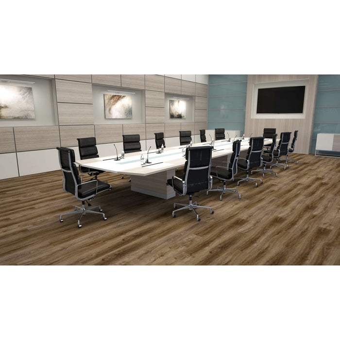 Mohawk - Hot and Heavy II - Secoya 3.0 PVC Free - 7 in. x 48 in. - Resilient Tile - Knotty Oak Installed