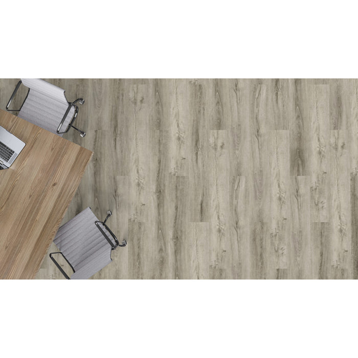 Mohawk - Hot and Heavy II - Secoya 3.0 PVC Free - 7 in. x 48 in. - Resilient Tile - Rustic Oak Installed