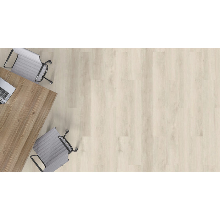 Mohawk - Hot and Heavy II - Secoya 3.0 PVC Free - 7 in. x 48 in. - Resilient Tile - Sandy Oak Installed