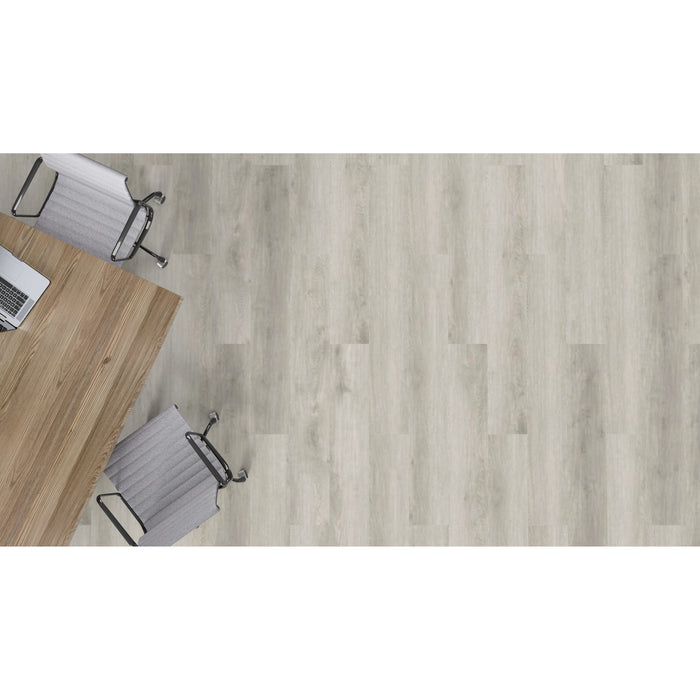 Mohawk - Hot and Heavy II - Secoya 3.0 PVC Free - 7 in. x 48 in. - Resilient Tile - Storm Oak Installed