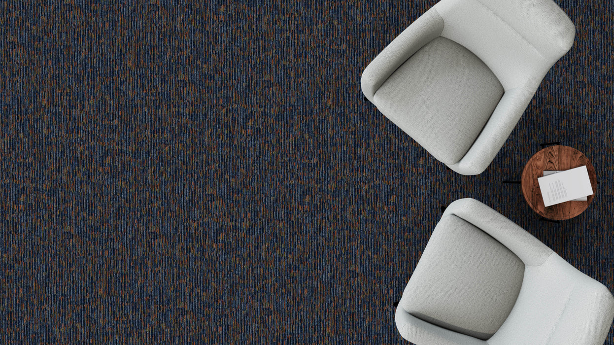 Mohawk - Shape & Flow - Flux Foundation - Commercial Carpet Tile - Hydric Installed