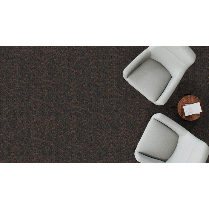 Mohawk Group - Shape & Flow - Flux Play BT584 - Commercial Carpet Tile - 989 Gravel Installed