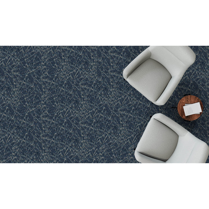 Mohawk Group - Shape & Flow - Flux Play BT584 - Commercial Carpet Tile - 568 Rift Installed
