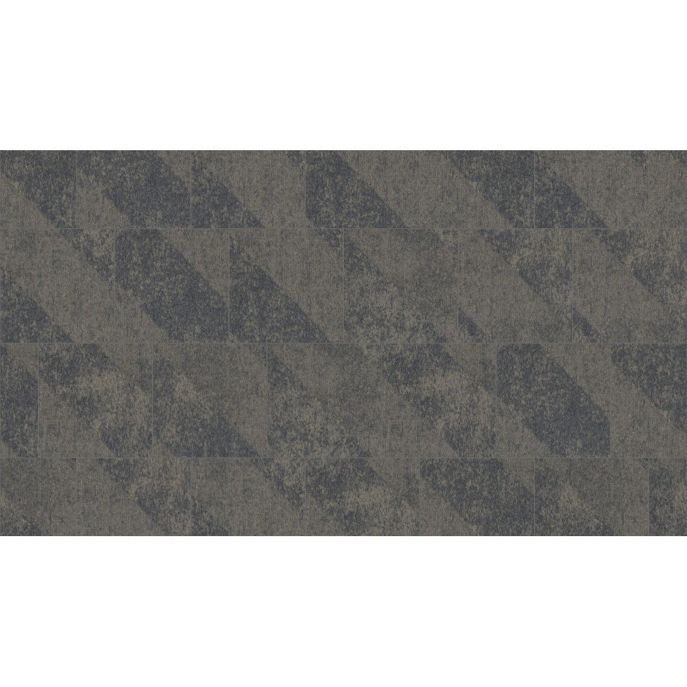 Mohawk - Shape Theory - Corresponding Angle - 24 in. x 24 in. - Commercial Carpet Tile - Tessellation Taupe Installed