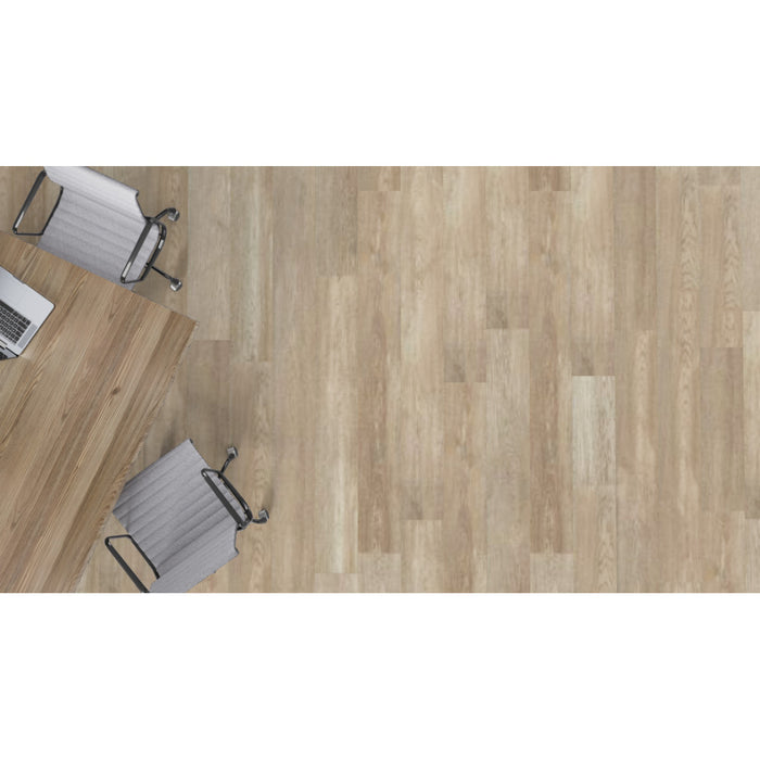 Mohawk - National Forest - Silvius - 7.5 in. x 86.7 in. - Hardwood - Coastal Fog Oak Room Scene