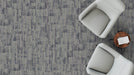 Mohawk - Spatial Build - Dynamic Fade GT382 Commercial Carpet Tile - 934 Cornice Plum Installed