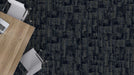 Mohawk - Spatial Build - Dynamic Field GT381 Commercial Carpet Tile - 575 Blueprint Room Scene