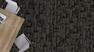 Mohawk - Spatial Build - Dynamic Field GT381 Commercial Carpet Tile - 978 Weathered Cladding Installed