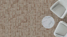 Mohawk - Spatial Build - Dynamic Flow GT383 Commercial Carpet Tile - 722 Adobe Glow Installed