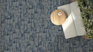 Mohawk - Spatial Build - Dynamic Flow GT383 Commercial Carpet Tile - 975 Framework Blue Installed