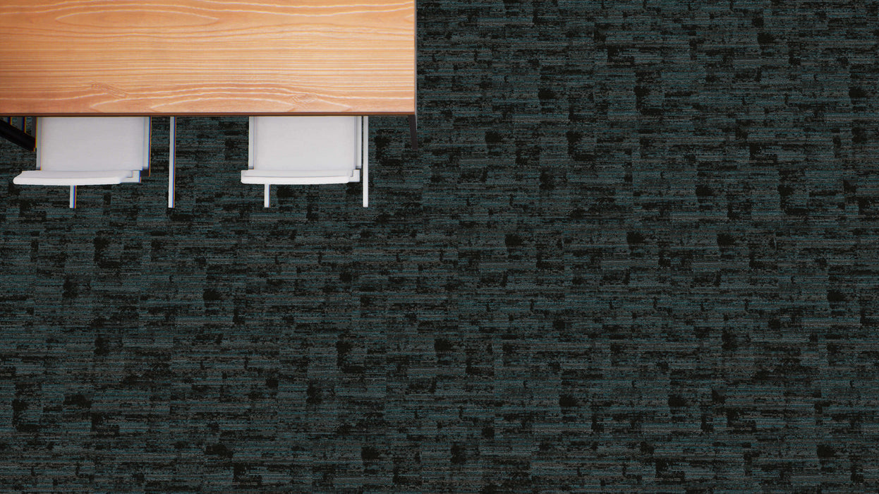 Mohawk - Spatial Build - Dynamic Flow GT383 Commercial Carpet Tile - 985 Patina Glaze Installed
