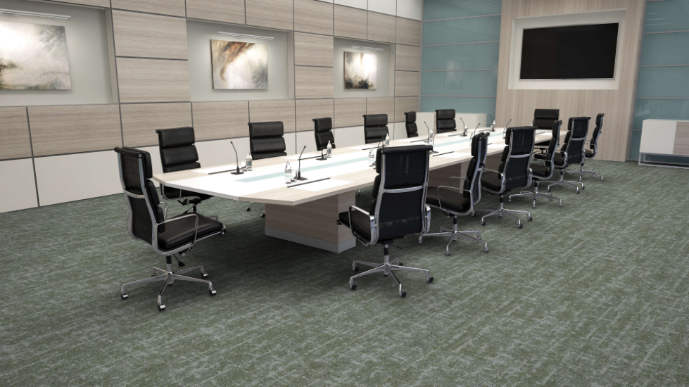 Mohawk - Substratum - Natural Networks - 24 in. x 24 in. - Commercial Carpet Tile - Meadow Installed