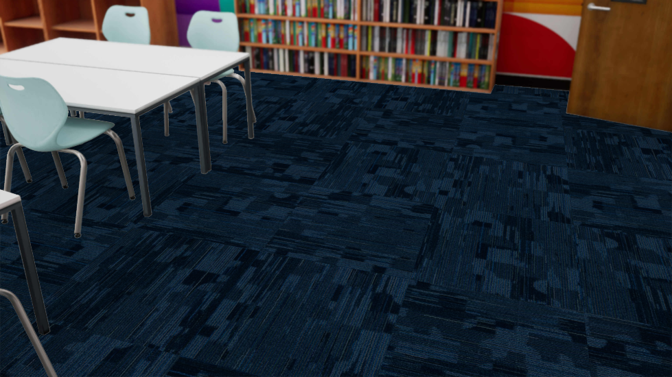 Mohawk - Switchcode - Umpteen - 24 in. x 24 in. - Commercial Carpet Tile - Echo Installed