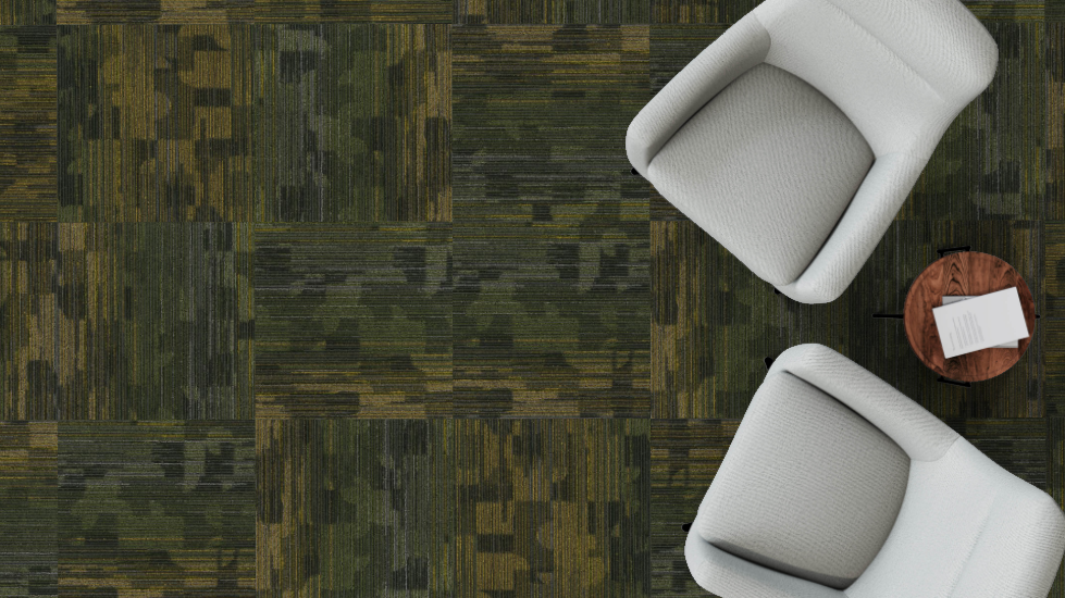 Mohawk - Switchcode - Umpteen Tone - 24 in. x 24 in. - Commercial Carpet Tile - Golf Installed