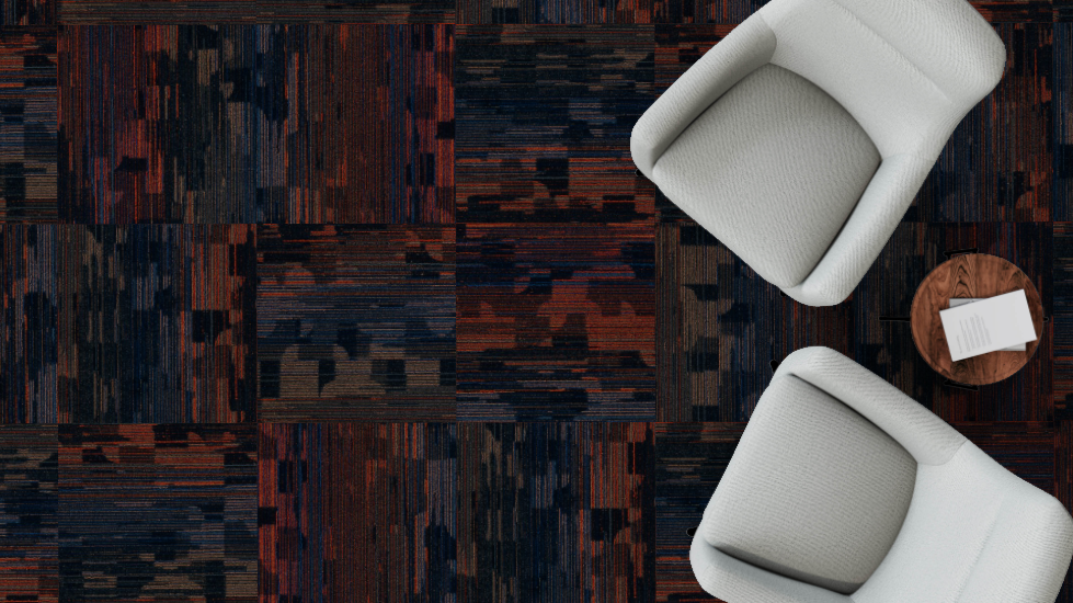 Mohawk - Switchcode - Umpteen Tone - 24 in. x 24 in. - Commercial Carpet Tile - Juliet Installed