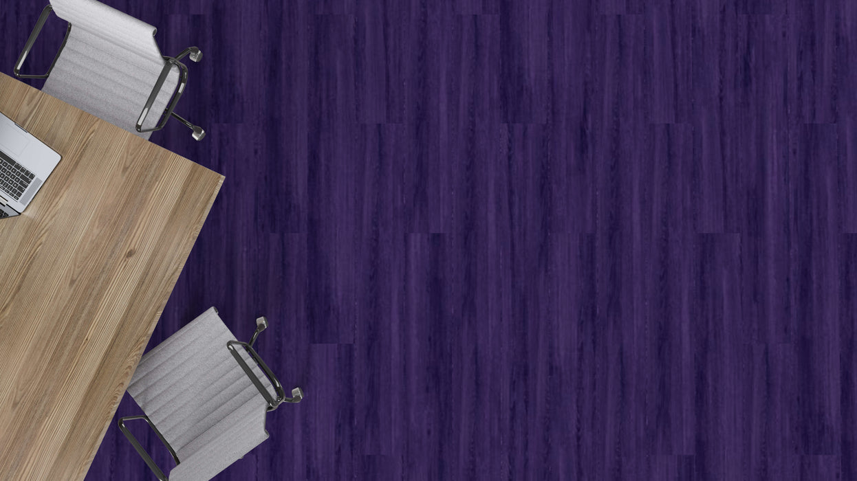Mohawk - Tinted Timber - Deep Tint C2136 - Luxury Vinyl Tile - Violet Shade Room Scene